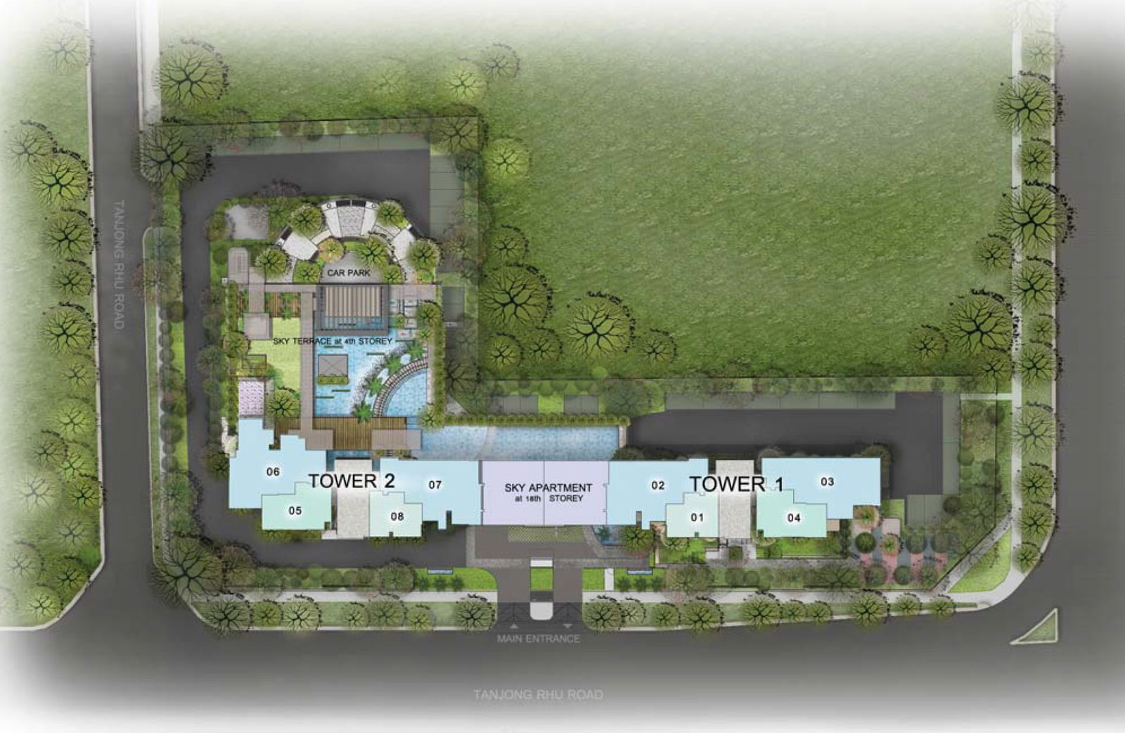 The Line @ Tanjong Rhu Site Plan
