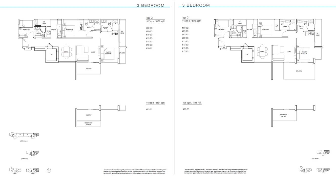 The Line @ Tanjong Rhu 1 Bedroom Floor Plan 3